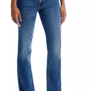 MOTHER Blue Straight Leg Jeans